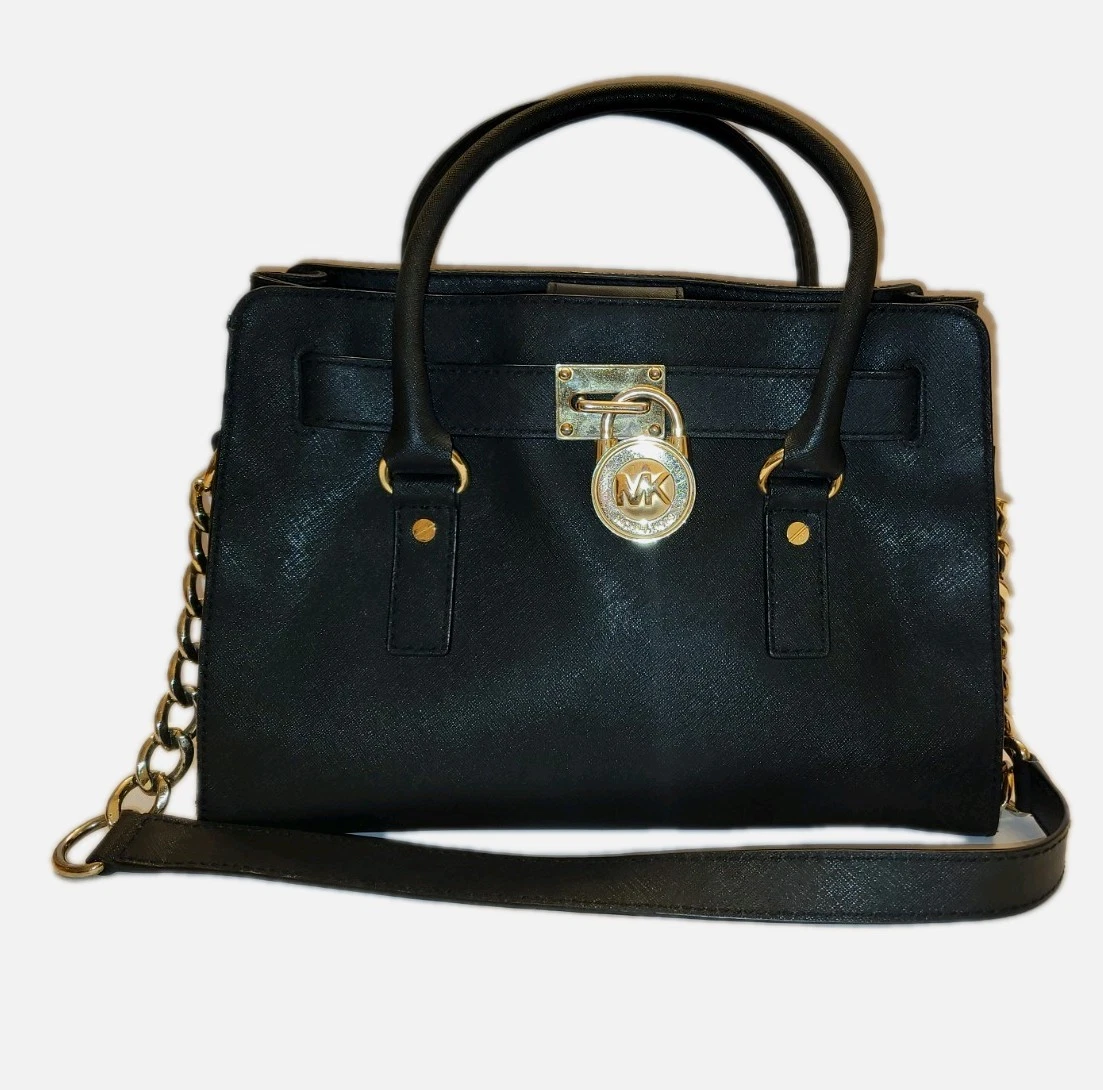 Michael Kors Hamilton Black Bags & Handbags for Women for sale | eBay