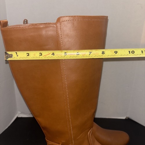Liz Claiborne Wide Calf Brown Knee High Boots size 11W - Picture 6 of 8