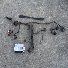 1990 Bmw E34 535i Mt M30b35 Engine Harness Ecu 179
