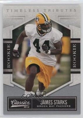 2010 Panini Classics Timeless Tributes Silver /100 James Starks Rookie RC nd3