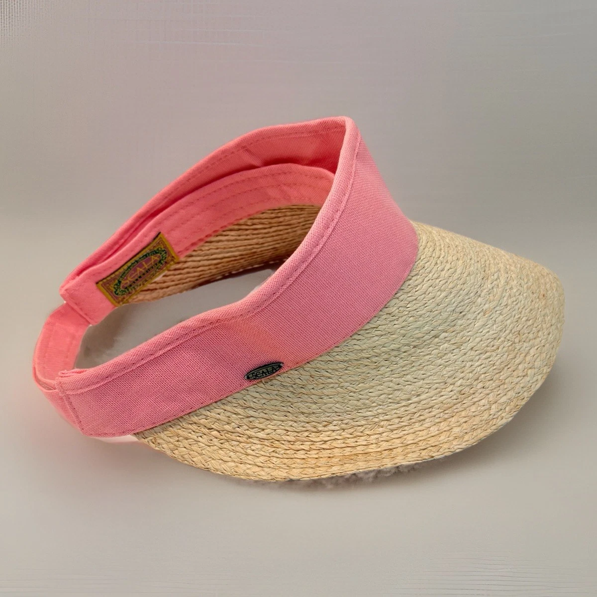 Scala Collezione Made in Italy Peach Pink Inner Drawstring Beach Linen Buket Hat Womens Scala Collezione Linen Hat Pink One Size | eBay main image 4