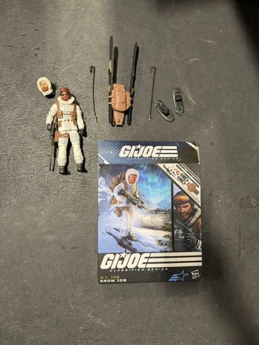 G.I.Joe Classified Snow Job Loose Complete Hasbro Pulse Exclusive 67