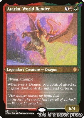 Atarka, World Render (Foil Etched) [SCD - 1FoilMagicNM