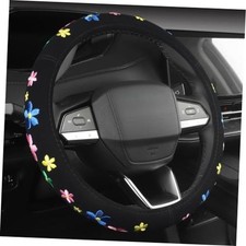 Embroidery Cute Steering Wheel Cover-deluxe Floral Car Decoranti Floral1