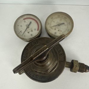 Victor Equipment Compressed Gas Regulator SR 460 A Gauges Max Inlet 350 PSI Used