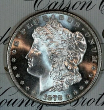 1878-S MORGAN SILVER DOLLAR UNCIRCULATED CARSON CITY