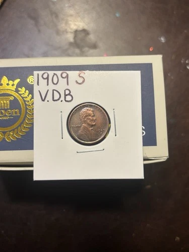 1909 S VDB Lincoln Wheat Cent Very Fine Condition! Key Date Cent