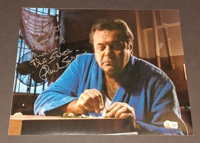 Paul Sorvino Signed Autographed 11x14 Goodfellas with inscription Beckett COA