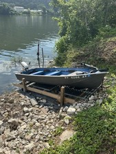 14 ft V-Bottom Titled John boat Completely Went though winter Of 2025.
