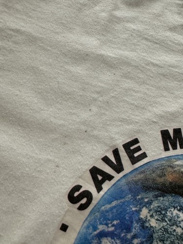 Vintage 90’s Save Mother Earth Planet T-Shirt White Men’s Size Large - Picture 6 of 6