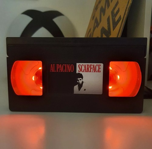 80er Klassiker LED VHS Videokassette Lampe Geburtstag Weihnachten Geschenkideen Retro Licht - Bild 205 von 259