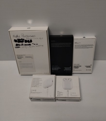 Apple Product Empty Boxes - Lot of 25 + Bag/Inserts - Photo 17 sur 21