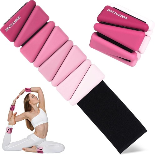 Wrist Weights Set of 2 (1lb/2lb), Adjustable Arm/Leg Weights for Yoga, Running - Picture 39 of 52