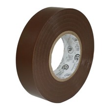 TapesSupply 100 ROLLS BROWN ELECTRICAL TAPE 3/4" X 66 FT