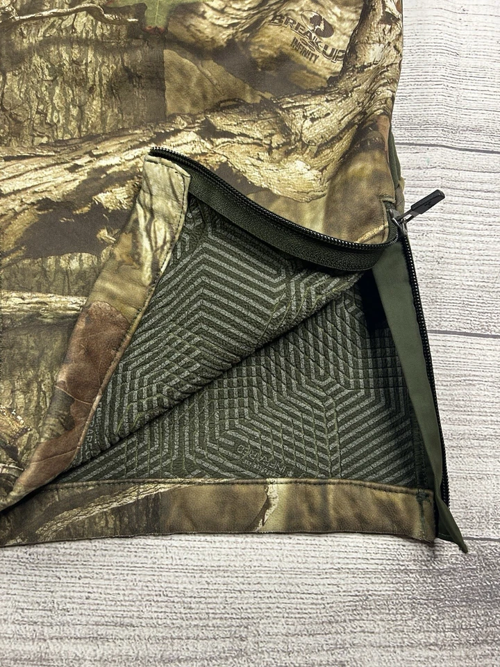 Under Armour Scent Control Coldgear Infrared Camo Pants Sz 44 Mossy Oak Hunting - Image 3 of 4