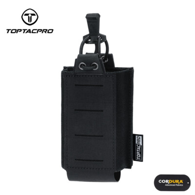 Porte-chargeur TOPTACPRO M4 - Poche Simple MOLLE, Coupe Laser, 5.56 Mm, Pour Airsoft
