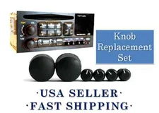 Truck Car SUV Delco Radio Knobs Kit Sets AM FM CD CS Pieces Fits 95-05 Chevy GM