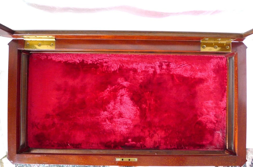 Mesa de mayordomo vitrina de dos niveles de caoba Hepplewhite siglo XIX Foto 3 de 4