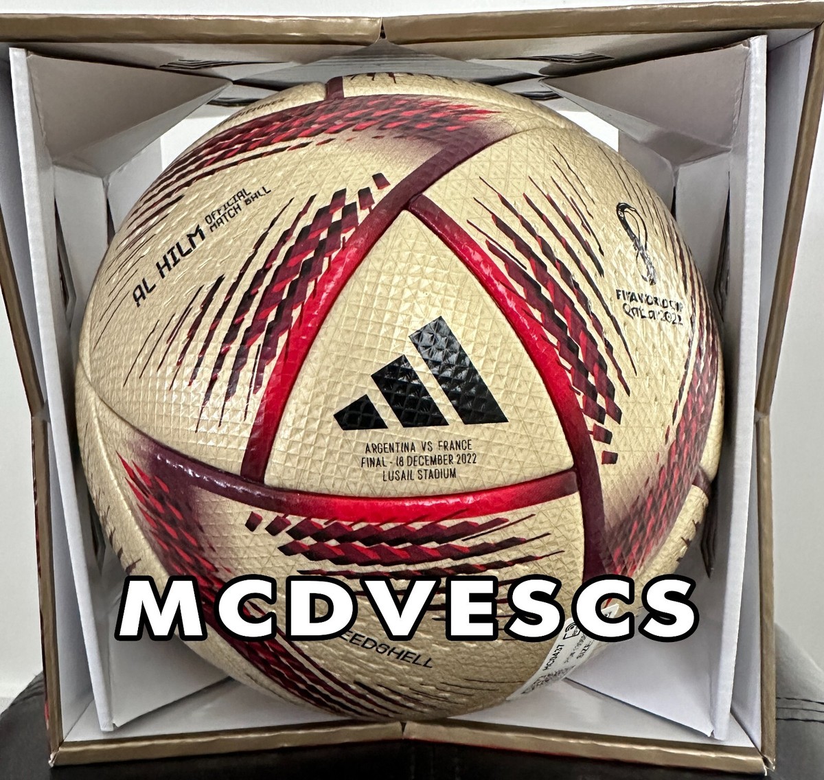 サッカーボール adidas AL HILM FIFA WORLD CUP 2022 Adidas FIFA World Cup Qatar 2022 Al Hilm Argentina vs France