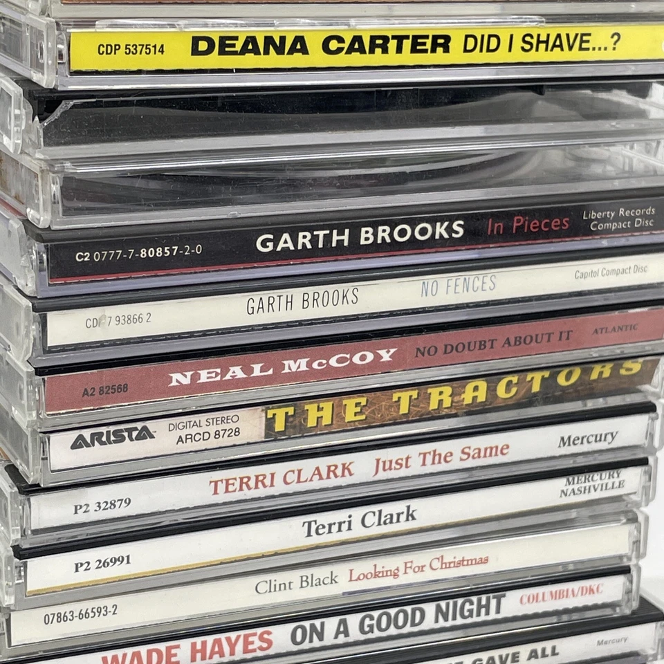 1990’s 30 CD Country Music Lot: Incl Deana Carter, Garth Brooks,Imports,Rarities - Image 3 of 4
