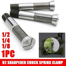U2 Sharpener Chuck Spring Clamp Collet Fixture High Precision Spindle1/2 1/4 1/8