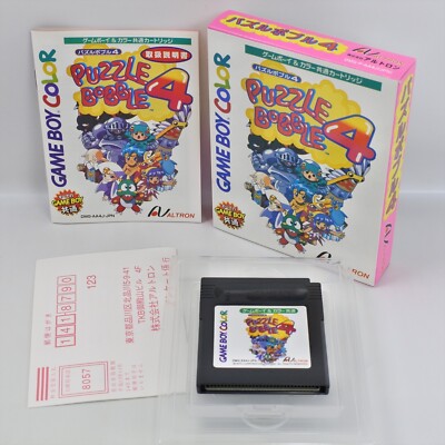 PUZZLE BOBBLE 4 Gameboy Color Nintendo 0865 gb | eBay