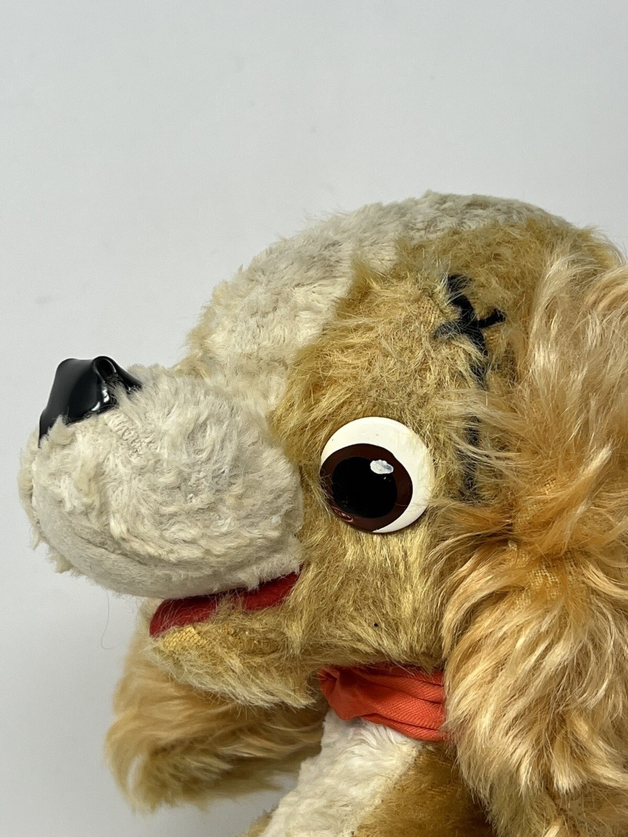 Vintage Merrythought “Lady” Mohair Stuffed Dog Disney And