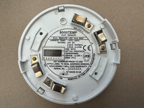 £36 inc vat - Protec 5000/TEMP - Nittan ST-H-AS-P Heat Detector with 4 Terminals - Picture 3 of 5