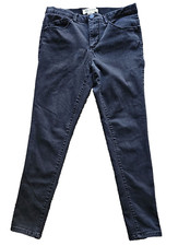 Democracy Ab Technology Jeans Women 6P Skinny Tapered Mid Rise Stretch Dark Wash