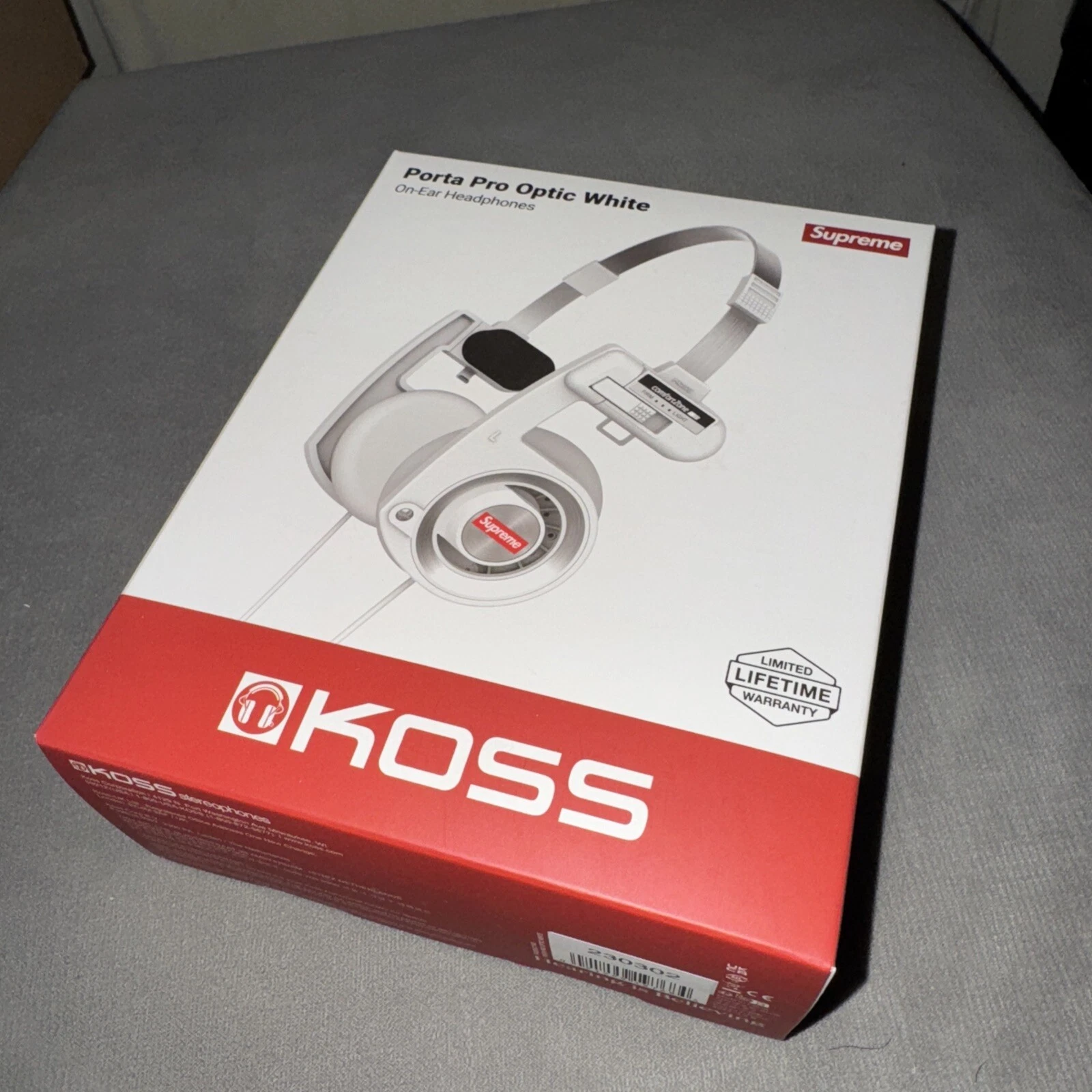 Écouteurs intra auriculaires blancs SUPREME KOSS PORTA PRO neufs