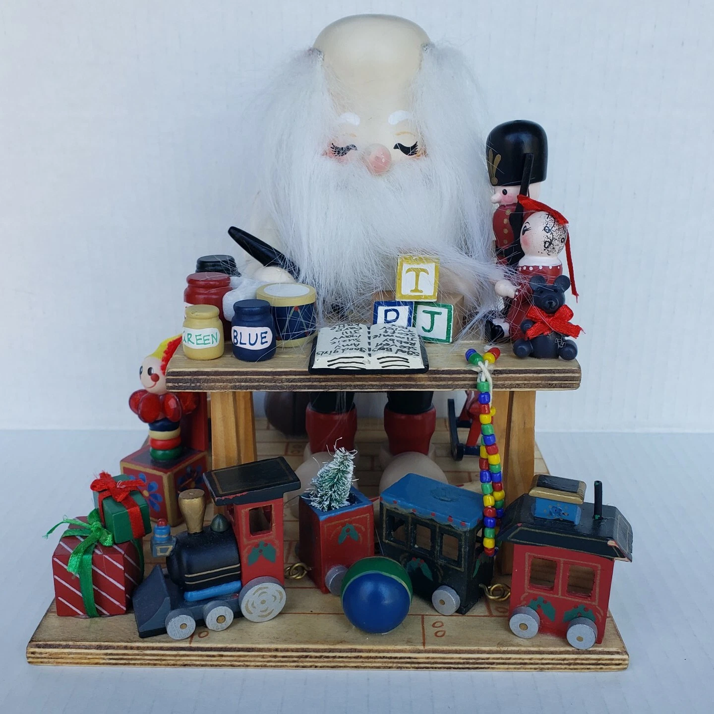 Vintage 1996 Zims Collectibles Wooden Santa's Toy Workshop Rare See Description
Opens in a new windo