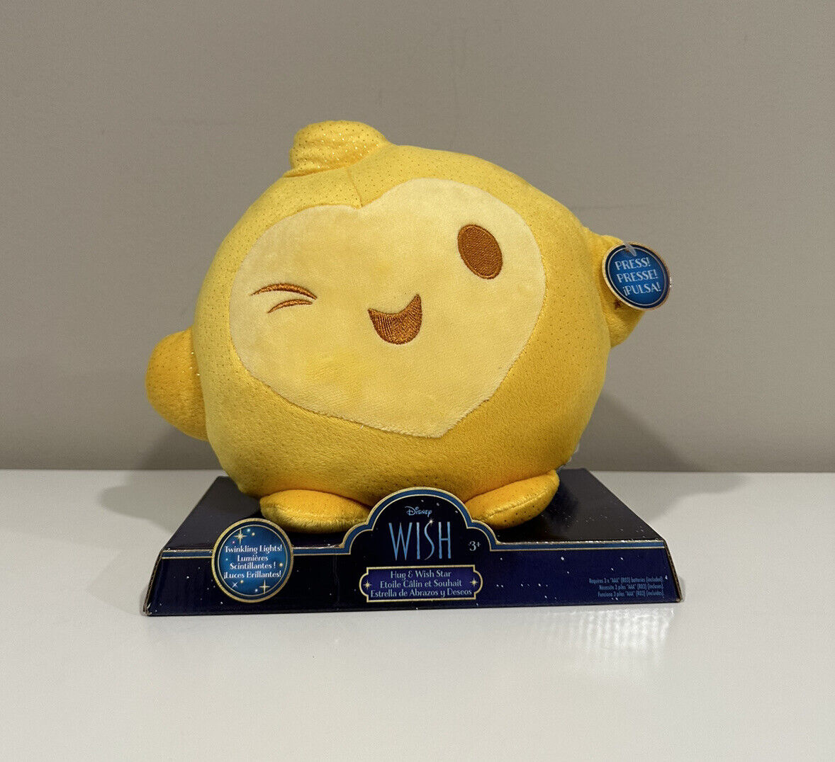 Disney's Wish Movie 10 Inch Twinkling Star Plush NEW 2023 | eBay Disney's Wish Movie 10 Inch Twinkling Star Plush NEW 2023 | eBay