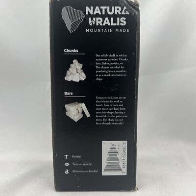Natura Uralis Premium Belgorod Krijt Brokken | 200g van Witte Krijt Brokken - Geweldige Crunch, Bevredigende Aardse, Fluweelachtige en Stevige Textuur, ASMR Sensatie, Natuurlijk Calciumcarbonaat
