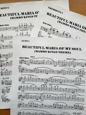 BEAUTIFUL MARIA OF MY SOUL Instrumental Big Band Chart Arrangement Sheet Music