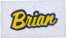 Original Vintage Brian Mini Iron On Transfer