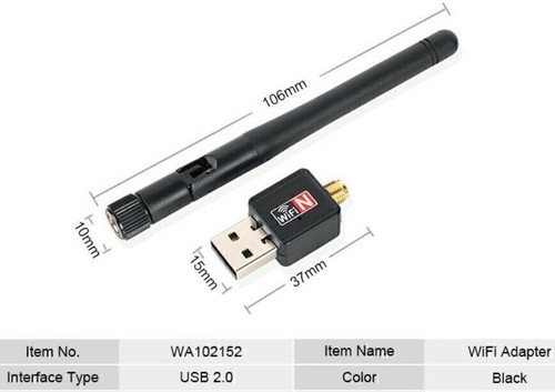 600Mbps Wireless USB Wifi Adapter Dongle Dual Band With Antenna IEEE 802.11n/g/b - Photo 6/12