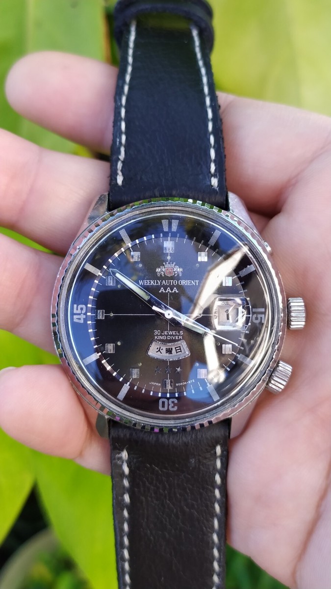 Very Rare Orient Weekly Auto AAA 30J Kanji King Diver. Good Very Rare Orient Weekly Auto AAA 30J Kanji King Diver. Good