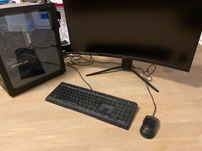 HP Omen PC with i5 10th gen rtx 2060 extra Fan, Monitor and Keyboard and mouse