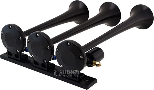 TRAIN HORN KIT FOR TRUCK/CAR/PICKUP LOUD SYSTEM /1.5G AIR TANK/150PSI/3 TRUMPETS - Picture 4 of 11