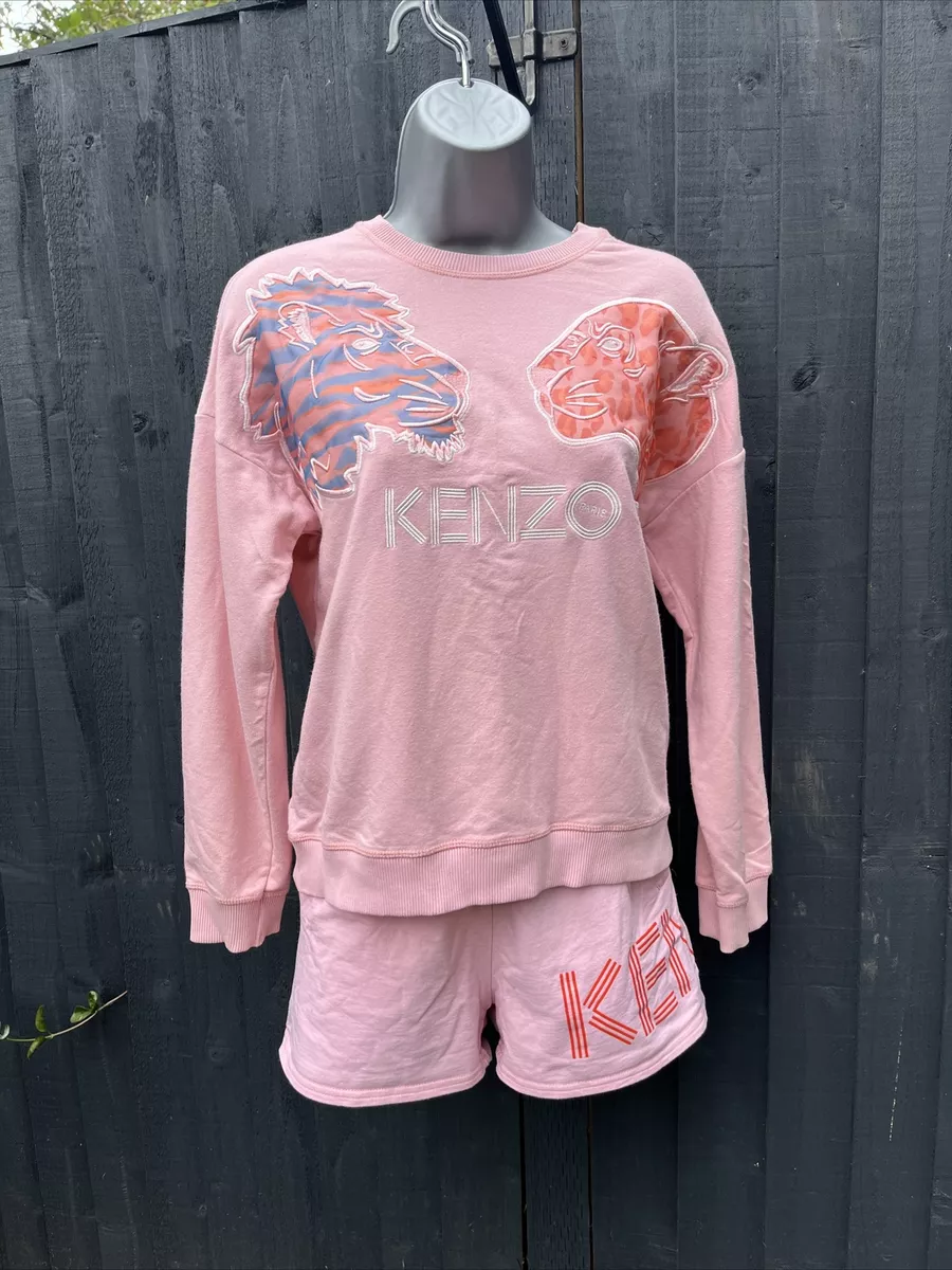 Kenzo Sweatshirt Shorts Set 14years Girls Woman s Size 6 Pink eBay