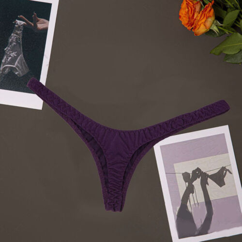 1-5PCS Womens mini G String Micro Thong Sexy Underwear Erotic Knickers Panties - Picture 32 of 34
