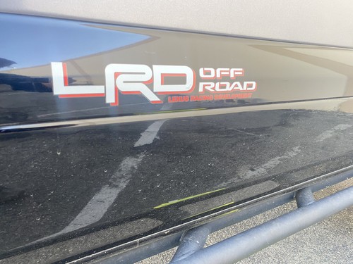 Paire D'autocollants LEXUS RACING DEVELOPMENT (LRD/TRD) Pour GX/LX - Vinyl Brillant Noir