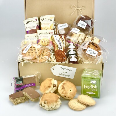 Luxury Afternoon Tea Gift Hamper Box Birthday Thank You Well Fathers ...