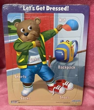 Play Monster 3 Pack Puzzles for Ages 1 1/2 & Up, 4-6 Pieces Let’s Get Dressed