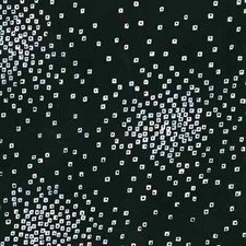 Laurel Burch Basics White Confetti on Black Clothworks Fabric By the FQ - 1/4 YD