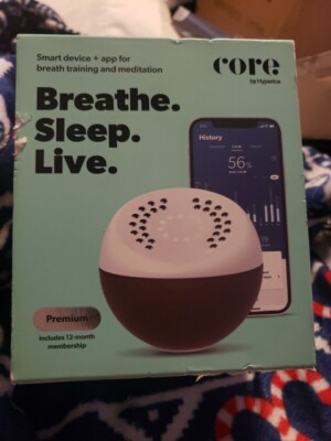Hyperice Core Premium Smart Meditation Trainer And Breath Trainer Sealed 