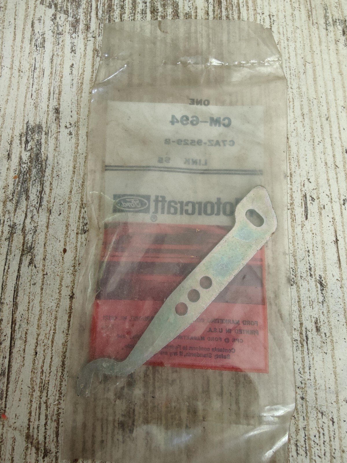 NOS OEM 1967 Mustang Fairlane 289 Carburetor Accelerator Pump Link C7AZ ...