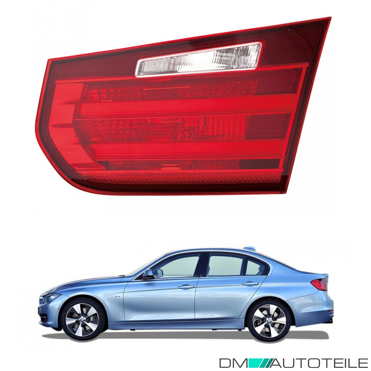 Rückleuchte Heckleuchte rechts P21W LED H21W innen für BMW 3er F30 F80 ...