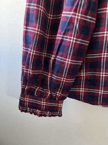 Baukjen - Taneya Organic Cotton Blouse Red Check Size 8 US/12UK - Picture 7 of 11