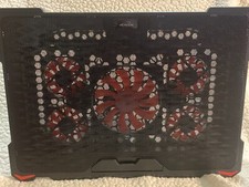 AICHESON S-035 LAPTOP COOLING PAD 17.3 NOTEBOOKS- 5 QUALITY FANS-USB POWERED